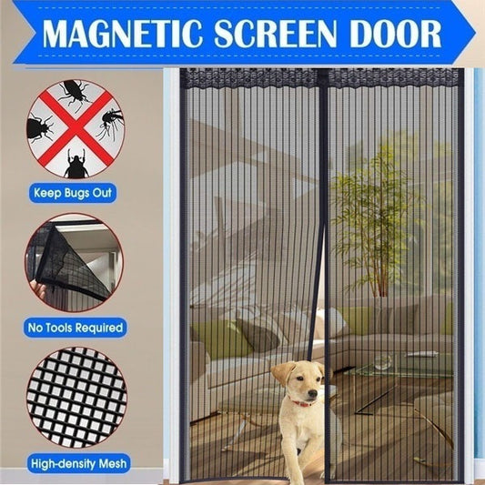 Magnetic Door Netting Curtains Mesh