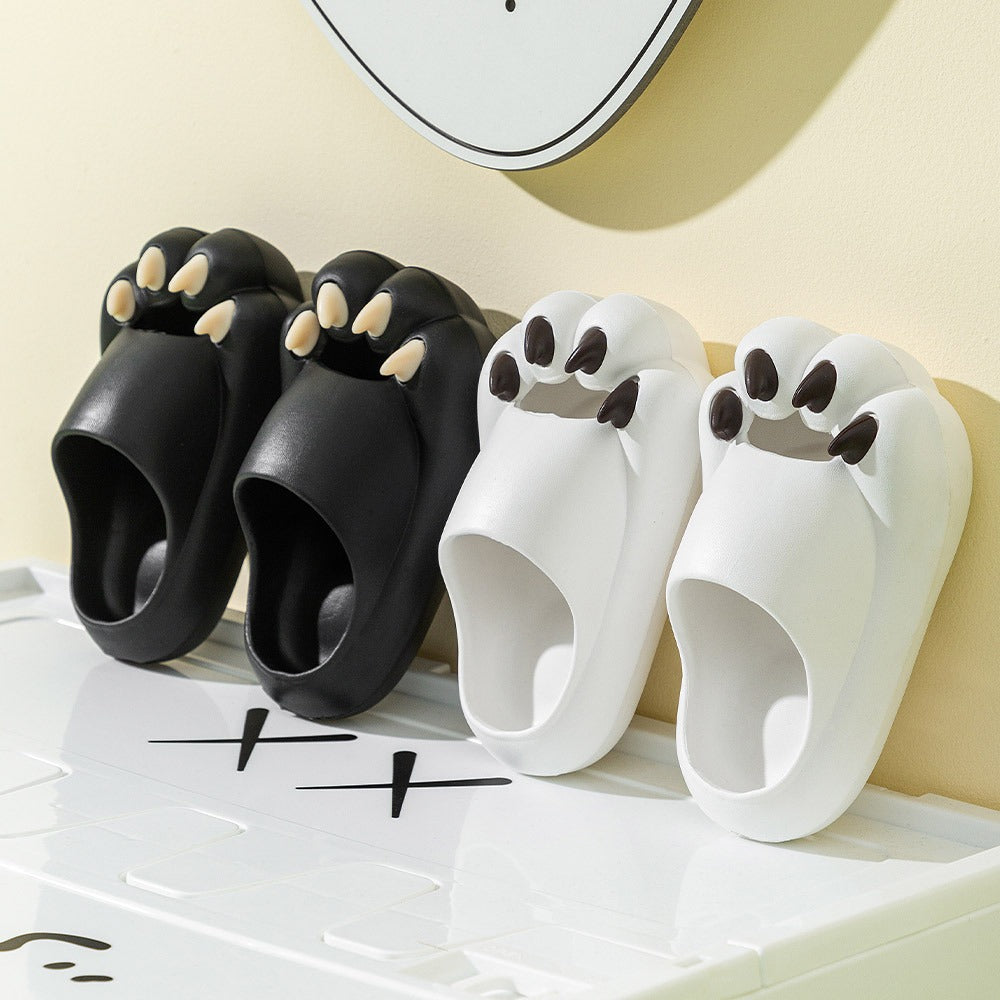 New cat claw sandals and slippers summer men and women shoes indoor soft bottom non slip cute sandals and slippers