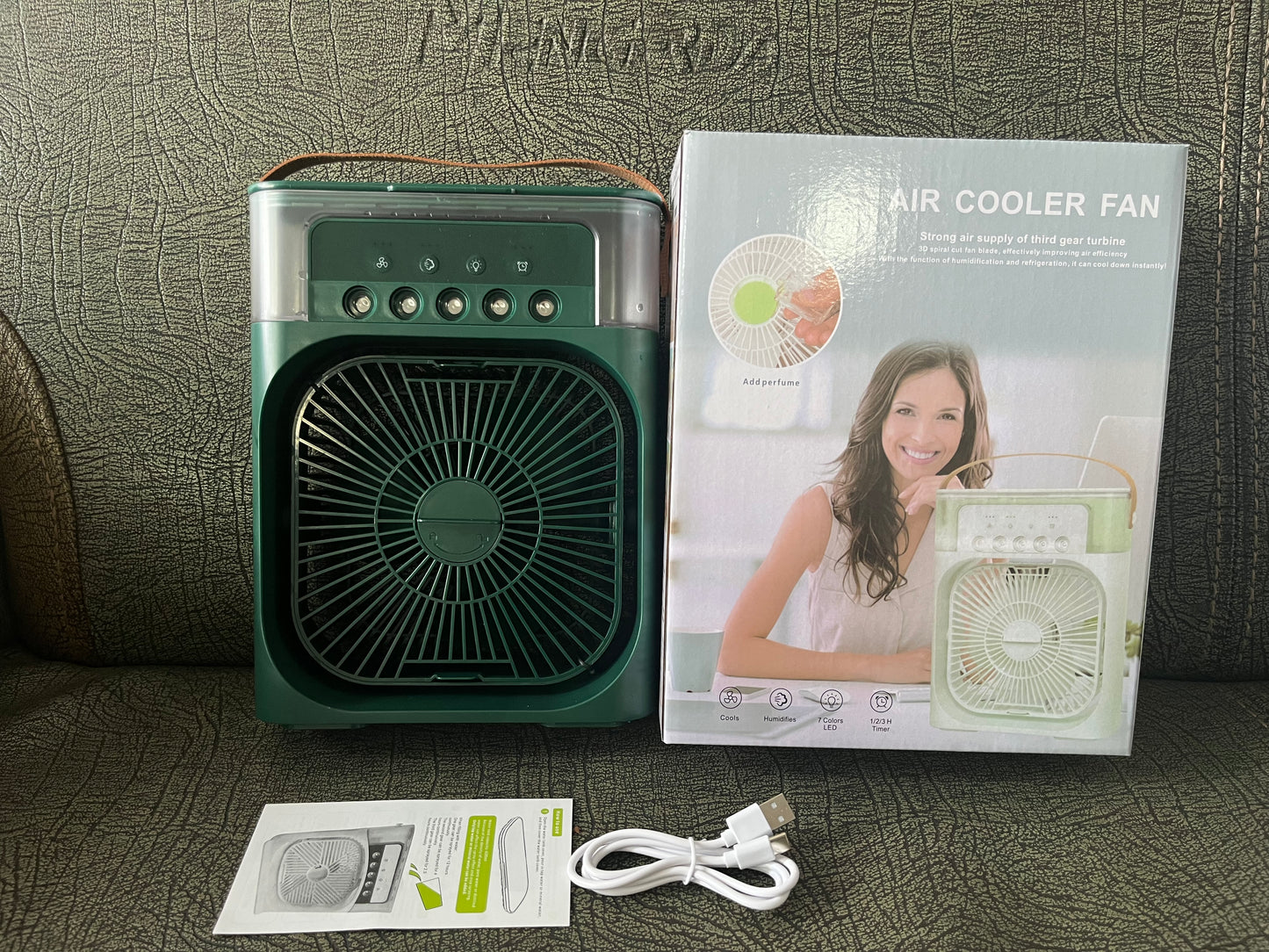 Desktop Electric Fan Air Cooler Water Cooling Spray Fan Portable Air Conditioner USB Humidification Fan Mini Air Humidifier
