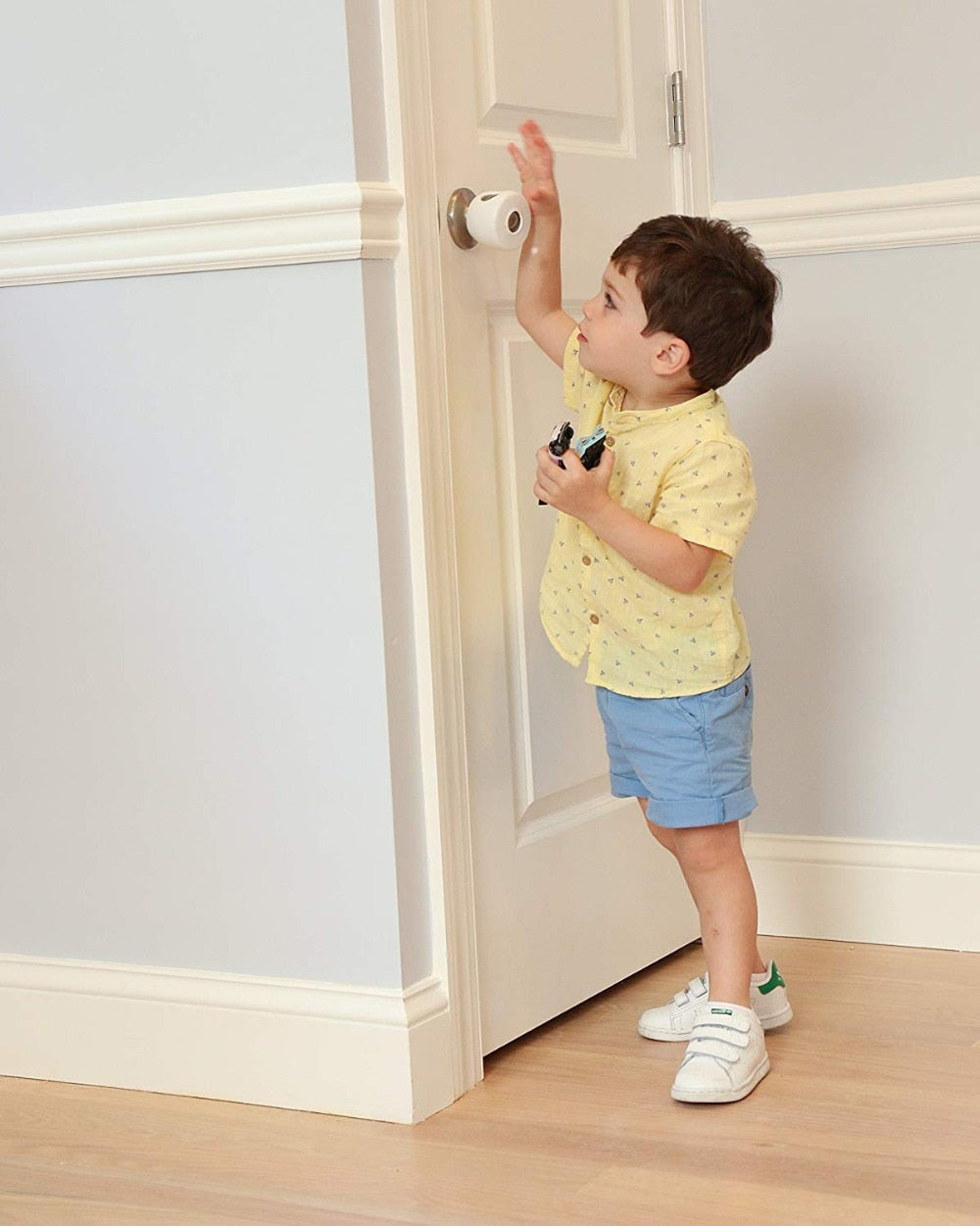 Children Door Knob Safety Covers for Door Knob Locks Children Safety Security Lock Child Proof Doors