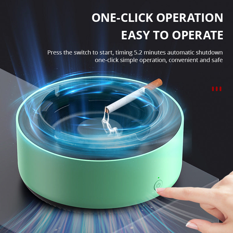 Small Self Suction Household Anion Oxidation Purifier Multi-Function Intelligent Passive Smoking Dust Removal Ashtray