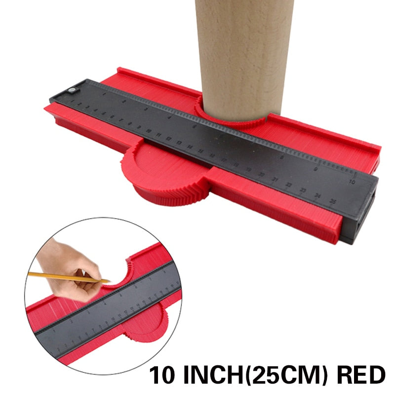 Contour Gauge Cutting Template Measuring Instrument Woodworking Tool Wood Measure Ruler Construction Contour Tool