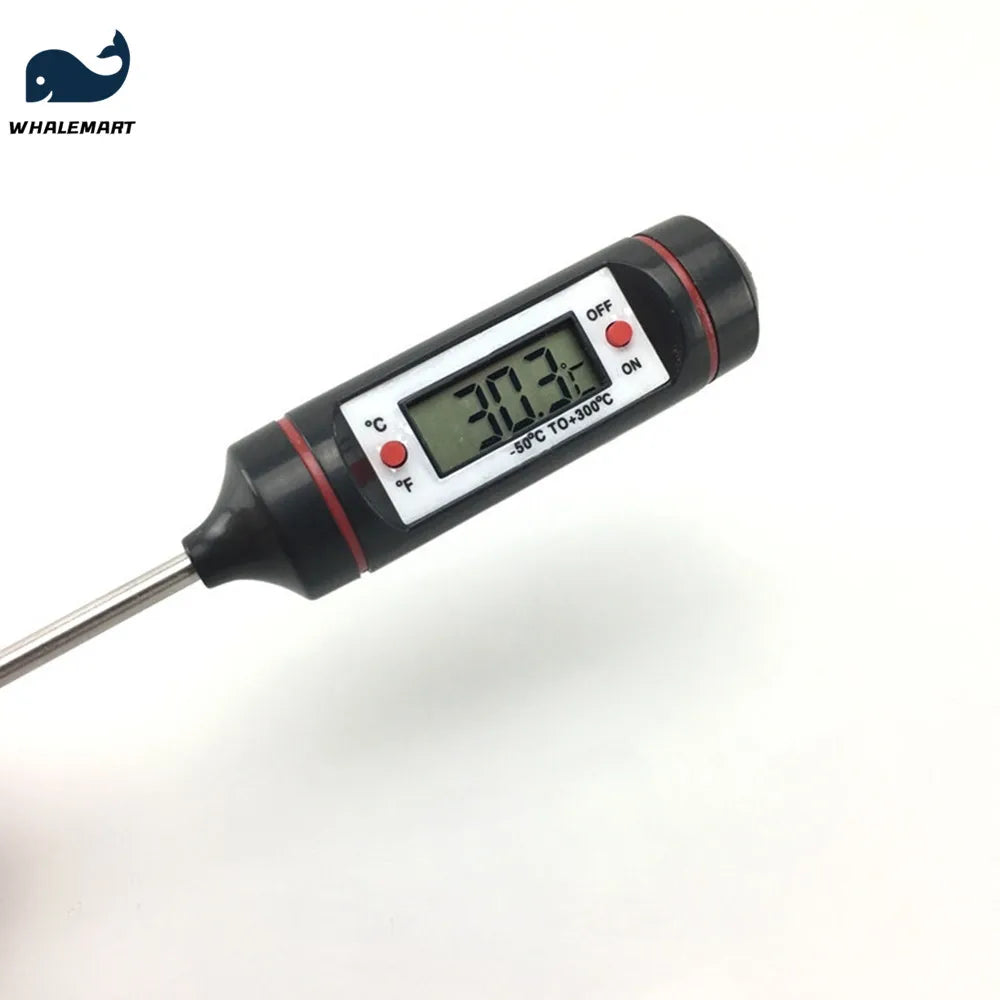 Digital Meat Thermometer Soap Making Tool Cooking Food Kitchen Probe Emulsion Oven Temperature Sensor Instrument