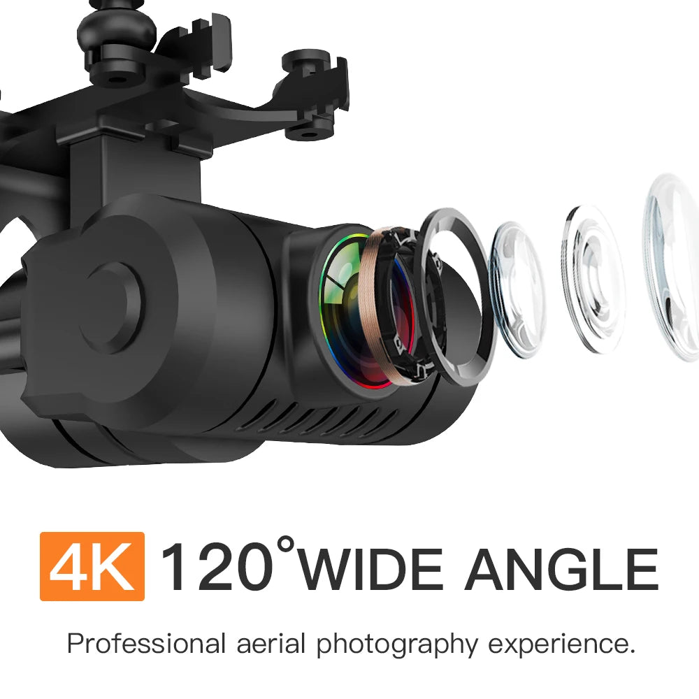 2023 New GPS Drone 4k Profesional 8K HD Camera 2-Axis Gimbal Anti-Shake Aerial Photography Brushless Foldable Quadcopter 1.2km